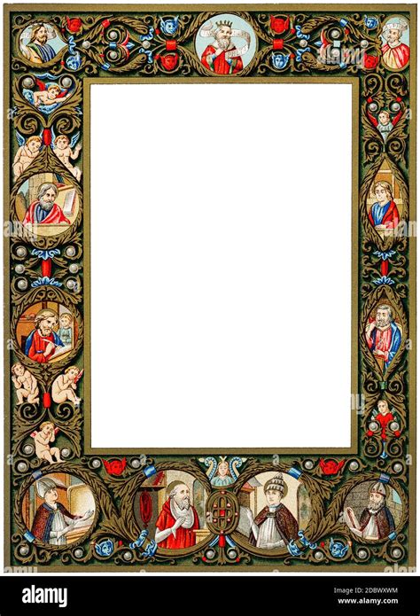 Medieval Illuminated Borders