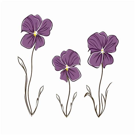 Paquete Vectorial Con Una Variedad De Elementos Gr Ficos Pansy Vector