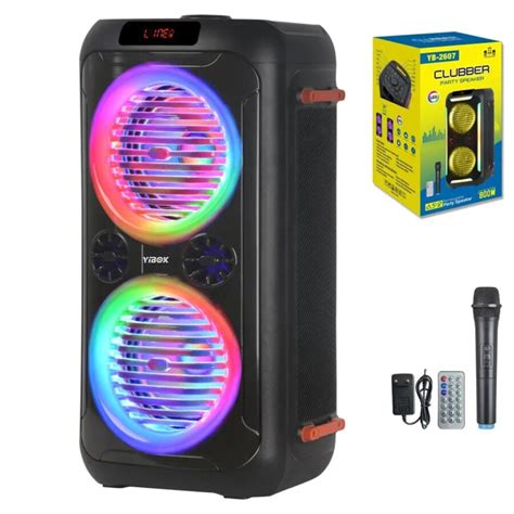 Купить Портативная колонка с микрофоном Yibok Clubber Party Speaker YB ...