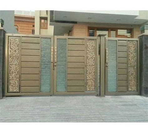 Swing Modern Iron Gates For Residential Size 5x4 5 Feet At 110 Kg