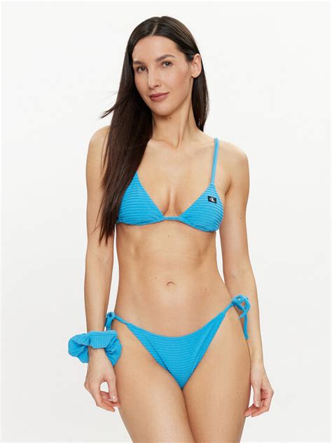 Calvin Klein Swimwear Bikini Partea De Sus Kw Kw Albastru Modivo Ro