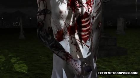 Bi D Cartoon Babe Double Teamed By A Zombie Couple