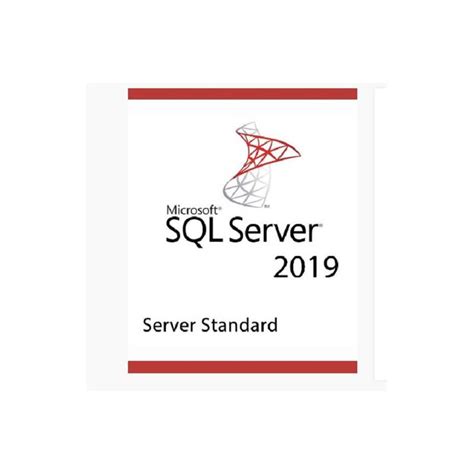 Licencia Microsoft Sql Server 2019 Standard Retail Key Microsoft