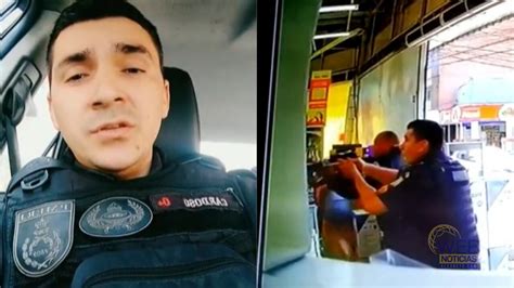 VÍDEO IMAGENS FORTES Policial militar tenta impedir assalto é