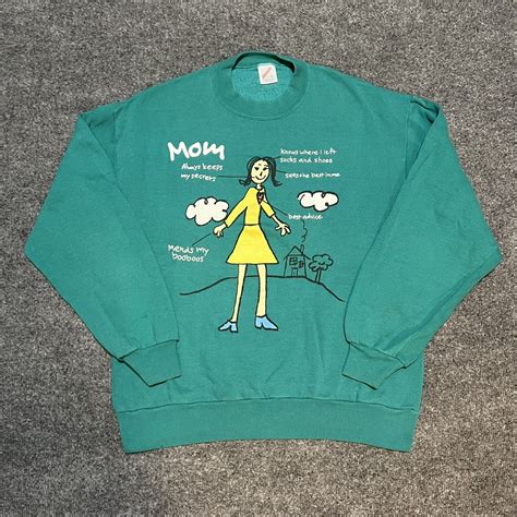 Vintage Mom Sweatshirt Jerzees Large Ebay