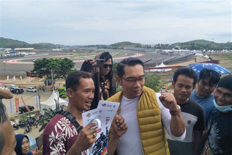 Ridwan Kamil Bagi Tiket Gratis WSBK Mandalika Kepada Warga ANTARA News