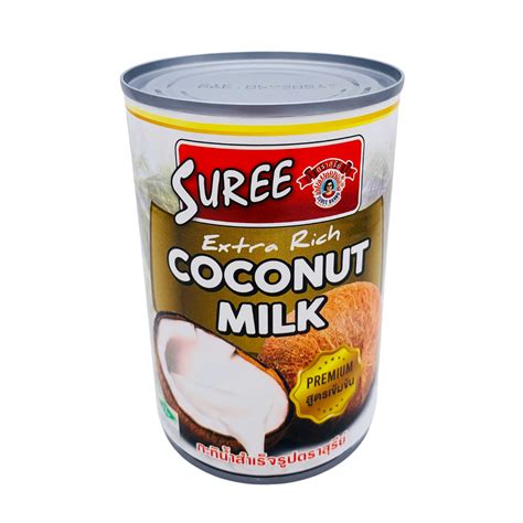 Extra Rich Coconut Milk 400ml By Suree Thai Food Online Authentic Thai Supermarket