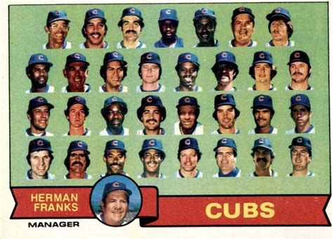 1979 Topps Chicago Cubs Team Card – Wax Pack Gods