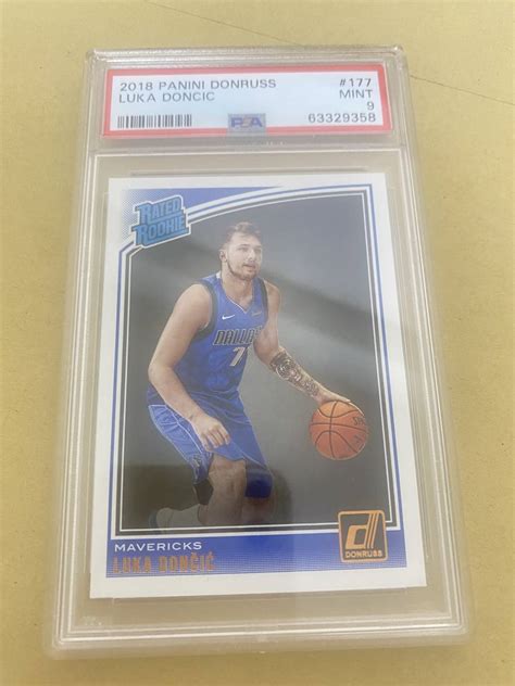 Panini Donruss Rated Rookie Luka Doncic Rc Mavericks Psa