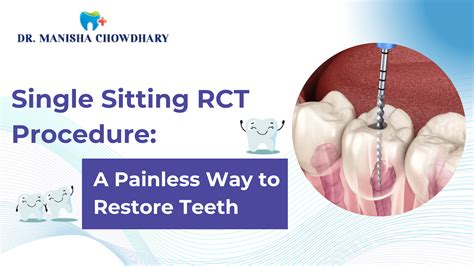 Single Sitting RCT Procedure A Painless Way To Restore Teeth