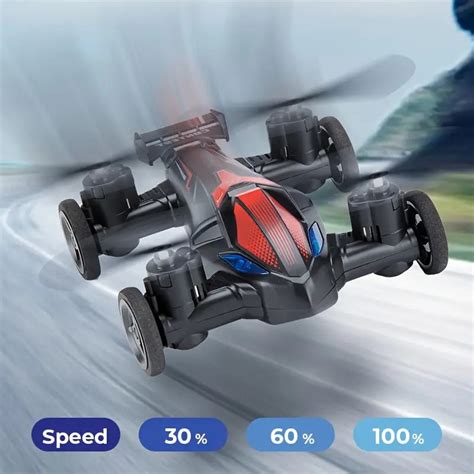 Remote Control Air and Land Dual-Mode Mini Four-Axis Flying Car Toy ...