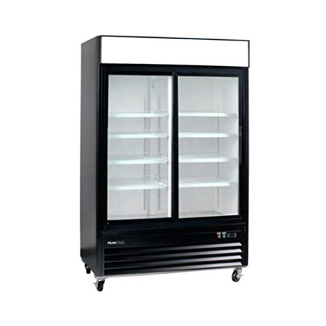 Peakcold Sliding Door Upright Commercial Display Cooler Large