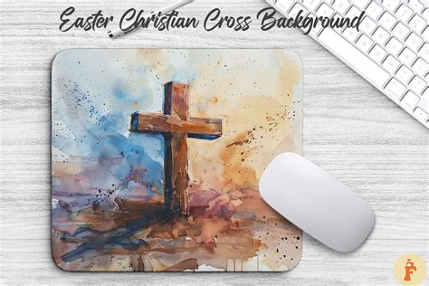 Easter Christian Cross Background Graphic by Foxmia · Creative Fabrica