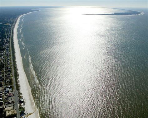 Aerial View of Mexico Beach, Florida