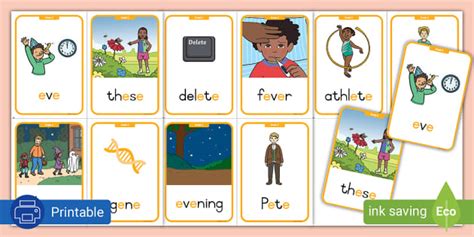 Grade 2 Phonics E E Flashcards Profesor Hizo Twinkl