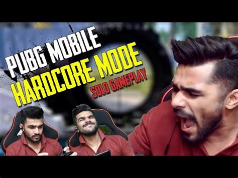 Shreeman Bro Plays Solo Hardcore Mode Pubg Mobile Youtube