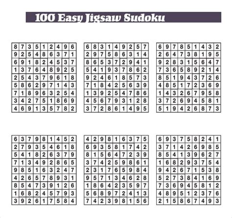 Prinable Sudoku Templates 15 Free Word Pdf Documents Download