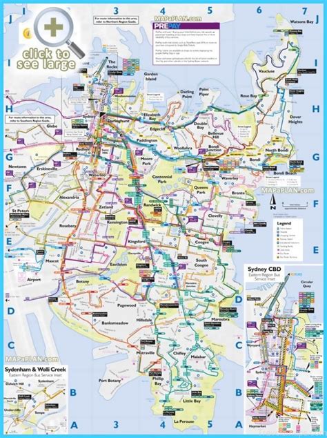 Sydney Map Tourist Attractions - TravelsMaps.Com