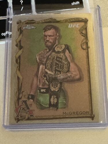 2024 Topps Chrome UFC AAG 9 Conor McGregor Allen Ginter Refractor SP