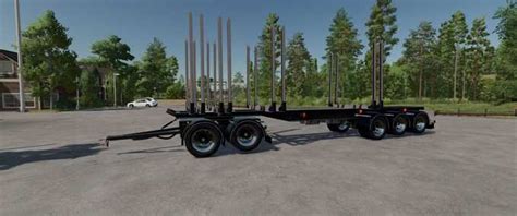 FS22 Närko Timber Trailer v 1 0 0 0 Forestry Mod für Farming Simulator 22