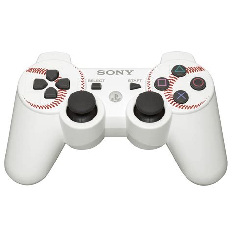 Sony Playstation 3 DualShock 3 Wireless Sixaxis Controller mlb white PS3