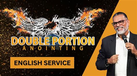 Double Portion Anointing Rev Dr Paul Sene Youtube