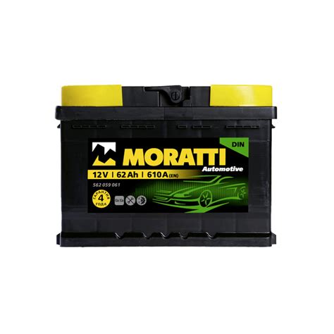 Аккумулятор MORATTI kamina 62Ah R+ купить, цена автомобильного акб