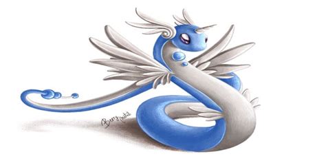 Dragonair Evolution Art Pokemon