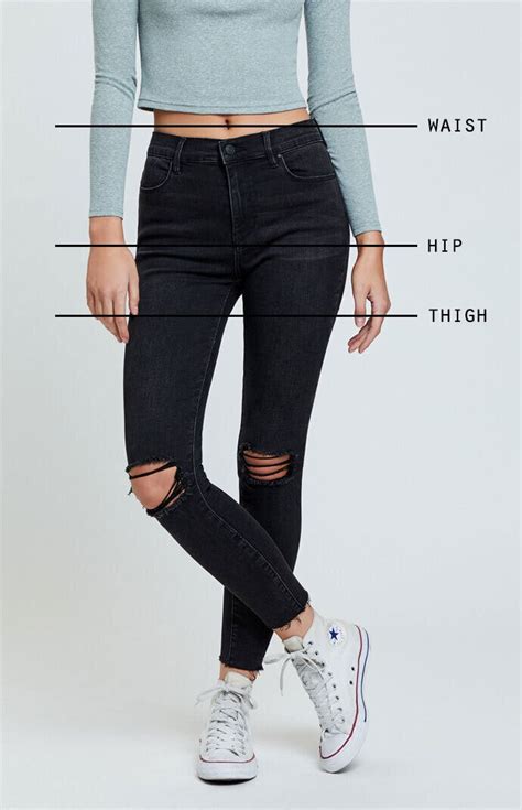 Women's Jeans Size Chart