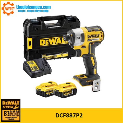 Máy vặn vít dùng pin 20V Max Dewalt DCF887P2
