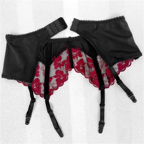 Sexy Sissy Garter Belts Embroidery Mens Garter Belts For Stocking