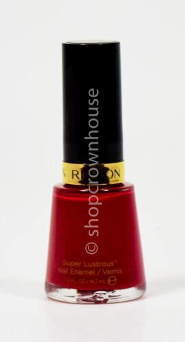 Revlon Nail Enamel Polish Revlon Red Ebay