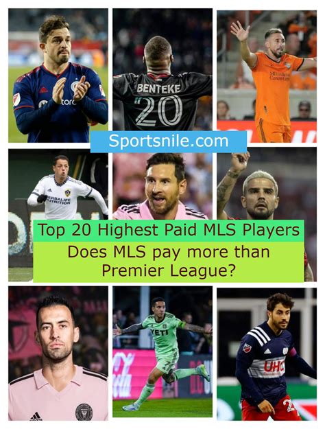 Top 20 Highest Paid Mls Players Top 10 Footballers In Major League