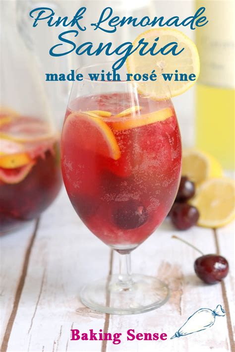 Pink Lemonade Sangria Baking Sense®