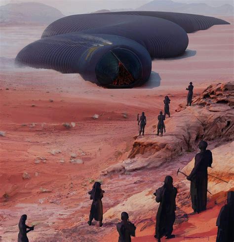 Дюна Шай Хулуд Dune art Scifi artwork Sci fi fantasy