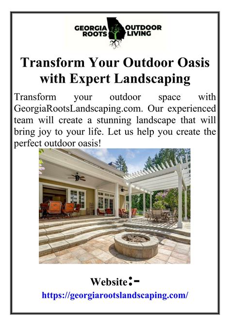 Ppt Transform Your Outdoor Oasis With Expert Landscaping Powerpoint