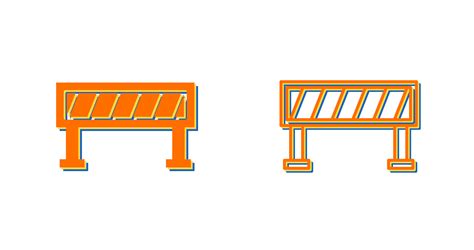 Road Barrier Vector Icon 28568642 Vector Art At Vecteezy