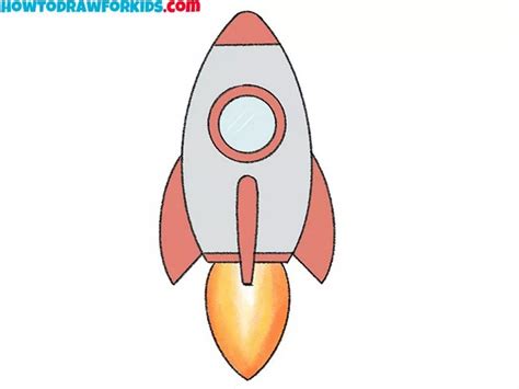 21 Easy Rocket Ship Drawings - Step By Step Guide - DIY Crafts