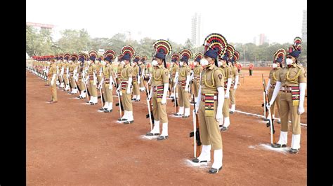 भारतीय प्रजासत्ताकाच्या ७२ व्या वर्धापन दिनानिमित्त होणाऱ्या मुख्य शासकीय समारंभाची रंगीत तालीम