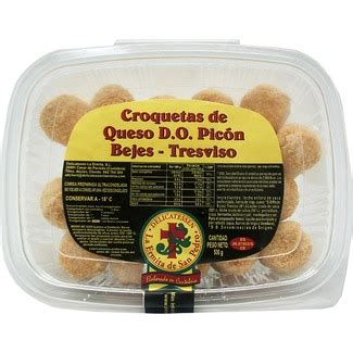 Croquetas de queso D O Picón Bejes Tresviso bandeja 530 g LA