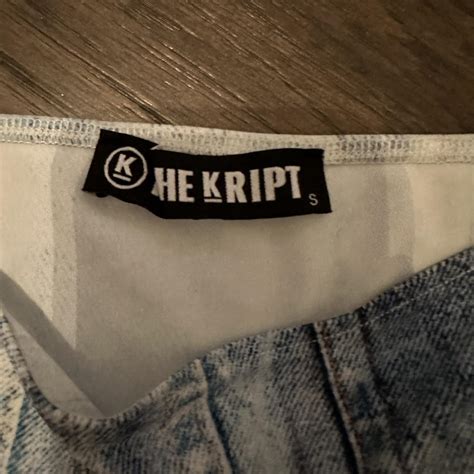 THE KRIPT JEAN BIKINI SET AND SKIRT All Brand New Depop