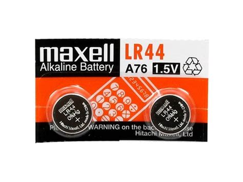 Maxell LR 44 A76 Pak 10 Afloopdatum 06 2024 Avios