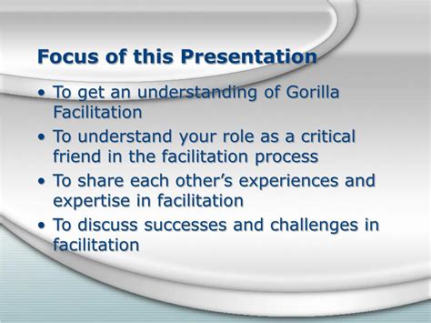 Ppt Effective Facilitation Powerpoint Presentation Free Download