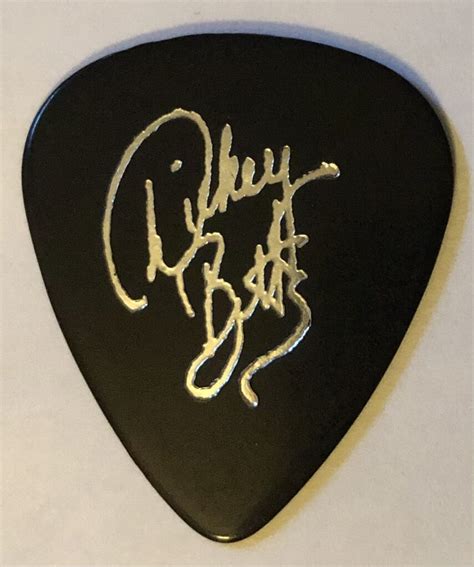 Allman Brothers Dickey Betts Guitar Pick Stage Used On The 1990 Seven Turns Tour Pickbay