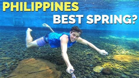 Cleanest Coldest And Best Philippines Spring Water So Clear Youtube