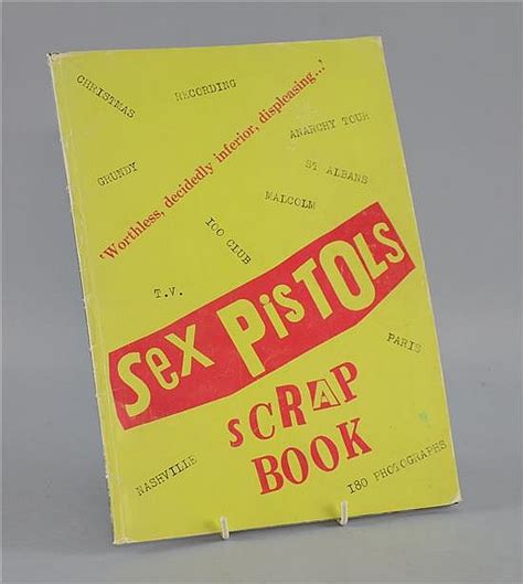 Sold At Auction The Sex Pistols Scrapbook By Ray Stevenson 1977