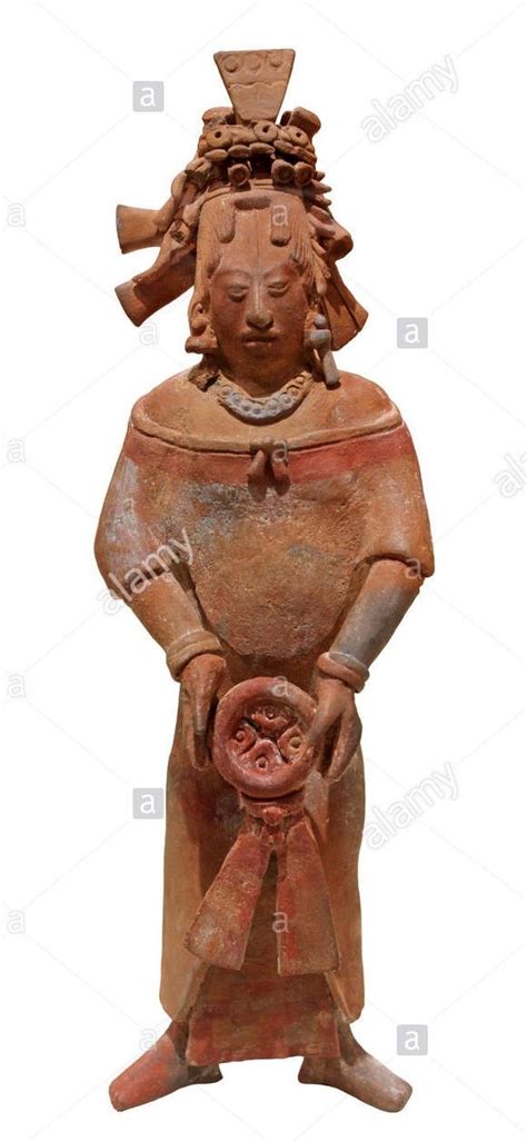 Maya Jaina Late Classic Female Figure Mayan Culture Indigenous Art