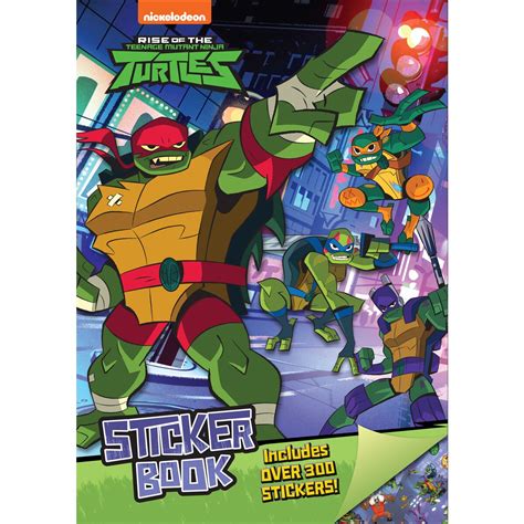 Rise Of The Teenage Mutant Ninja Turtles Sticker Activity Book Big W