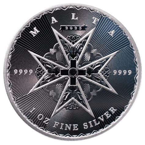 Malta Maltese Cross Oz Silver Metal Market Europe