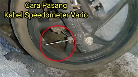 Cara Ganti Kabel Speedometer Vario 110 Karbu YouTube